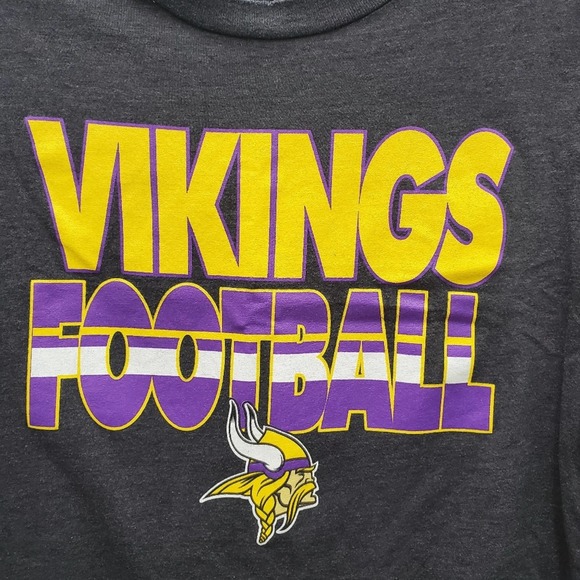 Majestic Triple Peak Vikings Football Shirt - Picture 4 of 5